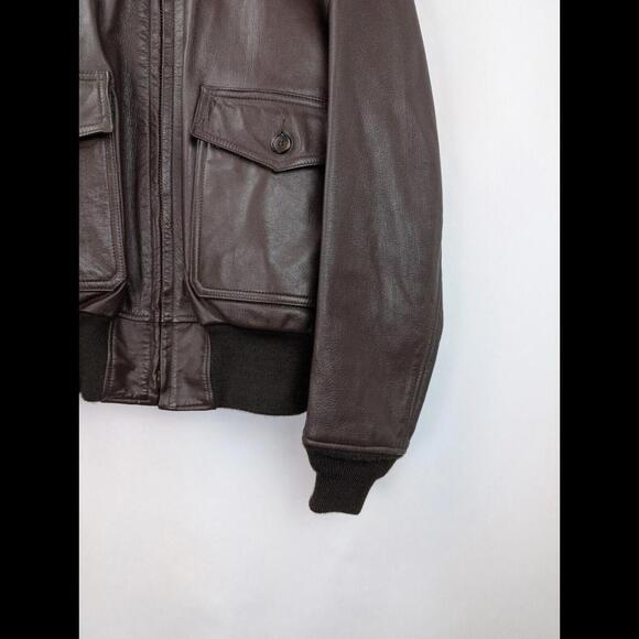 [SOLD] GIBSON & BARNES x US NAVY Men's Sz US 38R G-1 Intermediate Flight Jacket - Picture 4 of 14